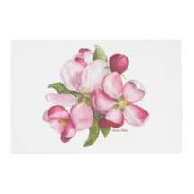 Apple Blossoms - Laminated Placemats