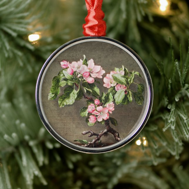  Apple Blossoms   Metal Ornament (Tree)