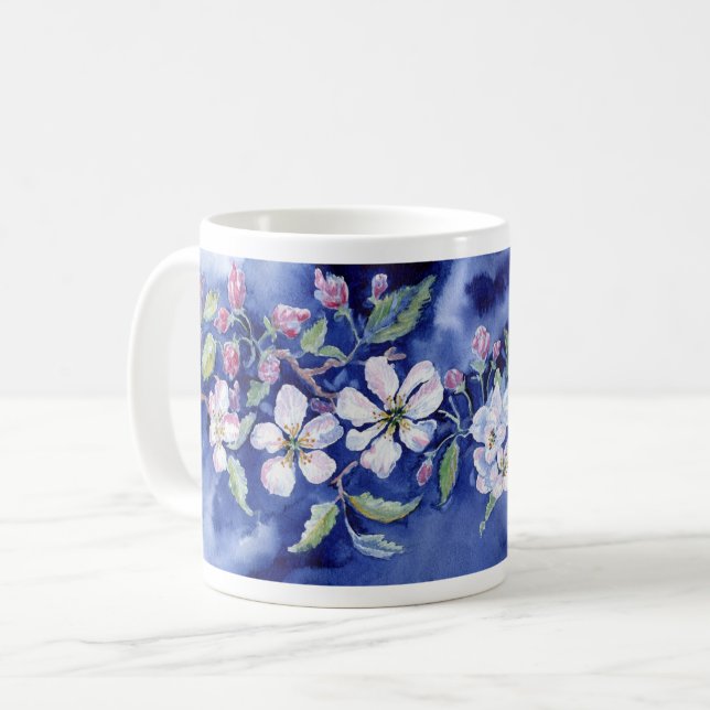 "Apple Blossoms" Mug (Front Left)