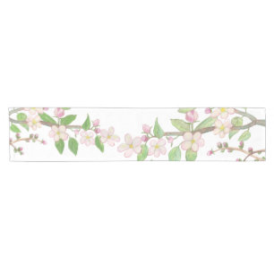 Apple Blossoms Short Table Runner
