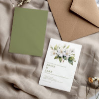 Apple blossoms white flowers illustration wedding