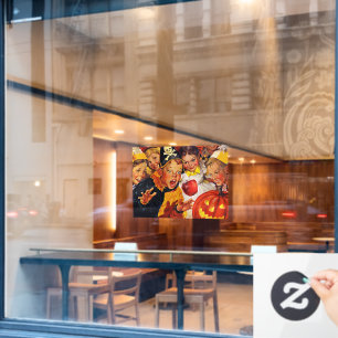 Apple Bobbing Dangers Window Cling