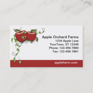 Apple Business Card Personalized
