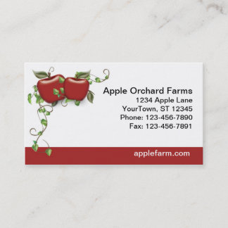 Apple Business Card Personalized