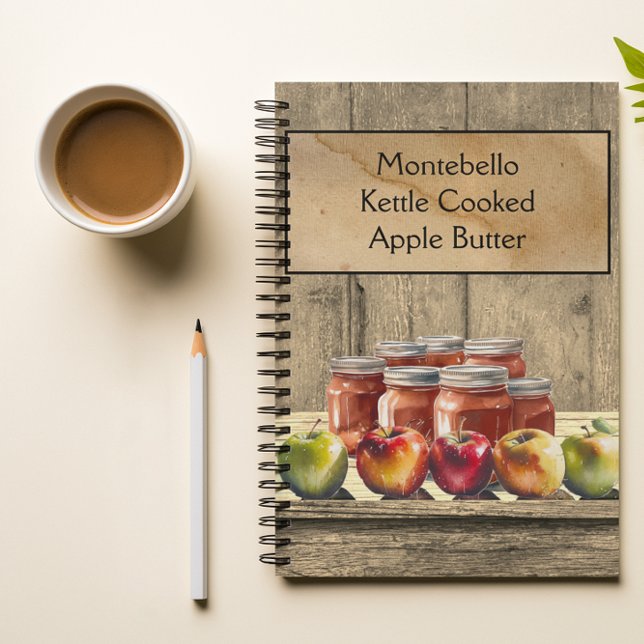 Apple Butter, customizable Notebook (Creator Uploaded)