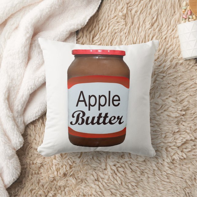 Apple Butter Throw Pillow (Blanket)
