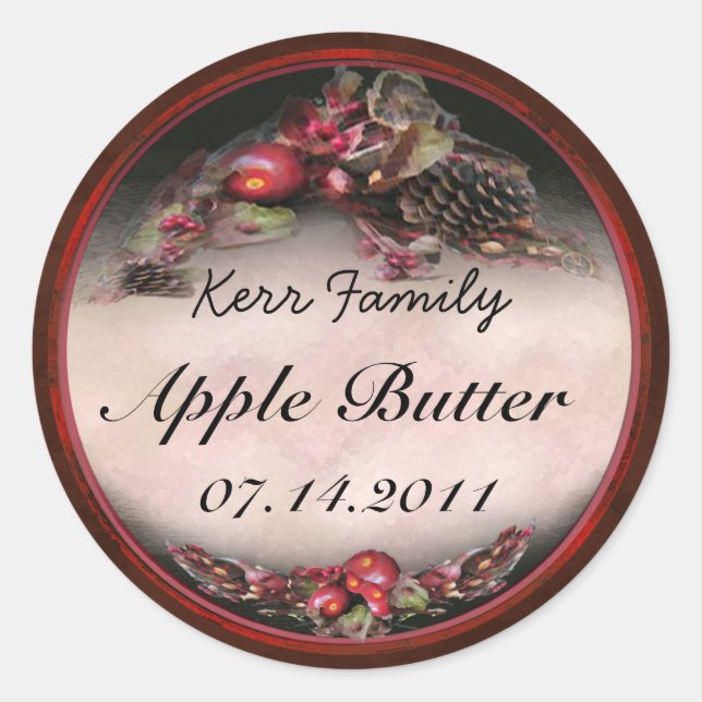Apple canning label 3 (Front)