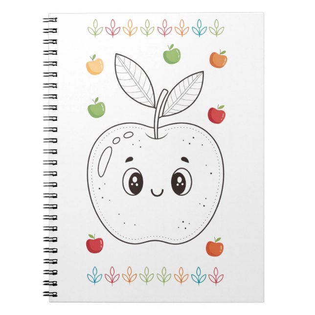 Apple carnet peau Bureau & École (Devant)