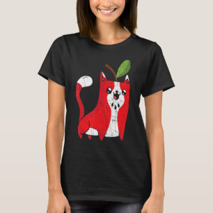 Apple Cat Apple Picking Squad Apple Fruit T-Shirt