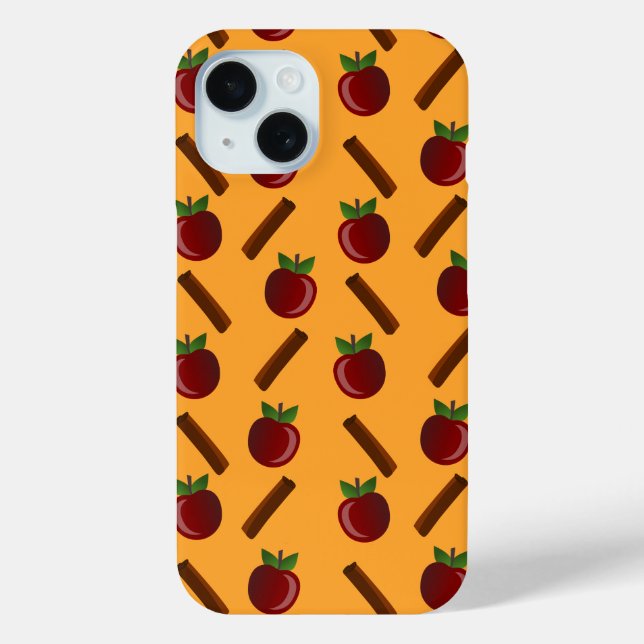 Apple Cinnamon Pattern Case-Mate iPhone Case (Back)