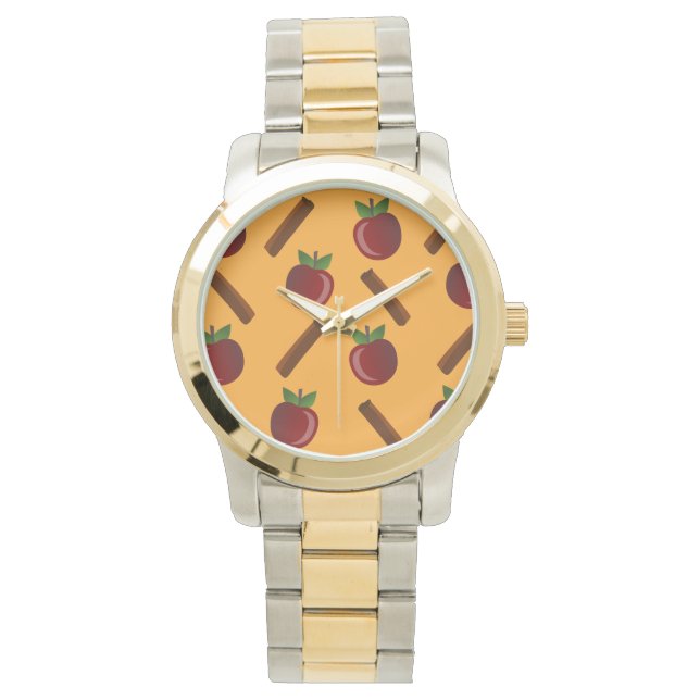 Apple Cinnamon Pattern Watch (Front)