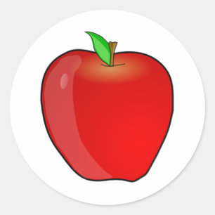 Apple Classic Round Sticker