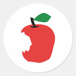 Apple Classic Round Sticker