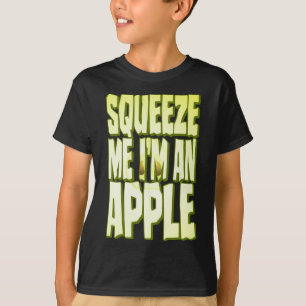 Apple Costume Funny Halloween Fresh Fruit Slice Sq T-Shirt