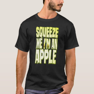 Apple Costume Halloween Fresh Fruit Slice Squeeze T-Shirt