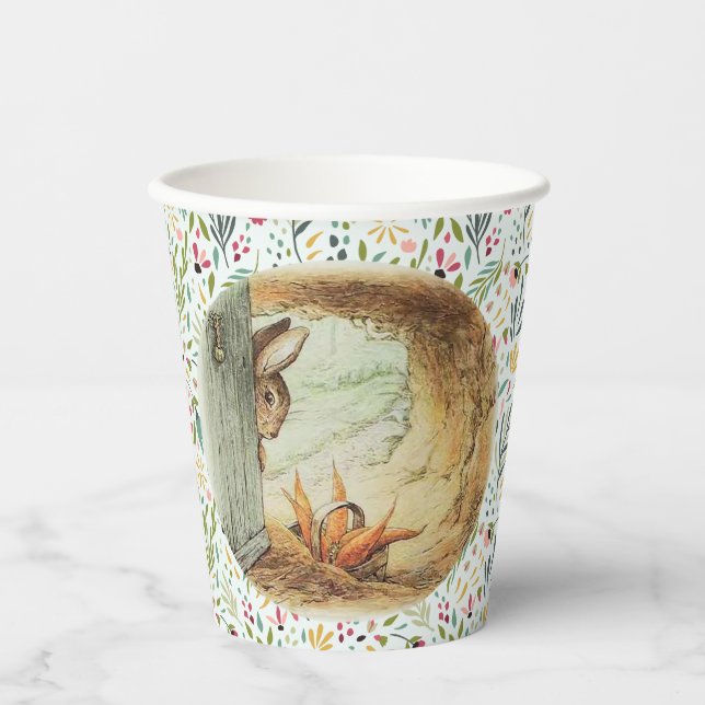 Apple Dappley Rabbit  Paper Cups (Front)