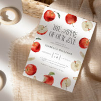 Apple De Notre Baby shower Oeil Invitation