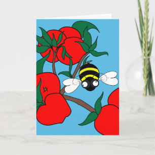 Apple Delight Greeting Card (Blank Inside)