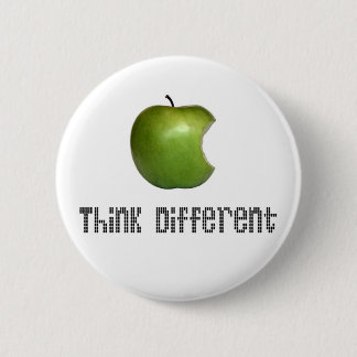 Apple Denk (mal) Anders 2 Inch Round Button