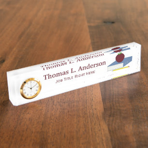 Apple Desk Nameplate