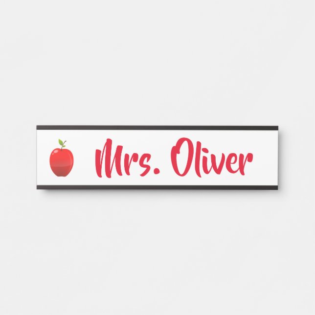 Apple Door Sign (Front)