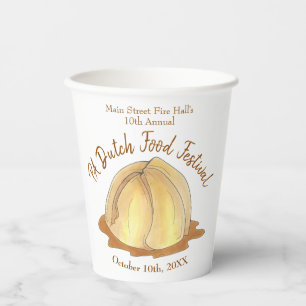 Apple Dumplings Amish Pennsylvania PA Dutch Food Paper Cups