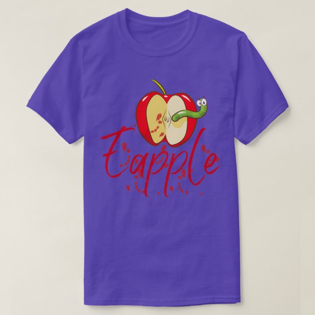 Apple Et Funny Snake Classic TShirt (Design devant)