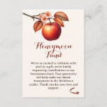 Apple Fall Bridal Shower Honeymoon Fund Enclosure Card<br><div class="desc">Elevate your bridal shower invitations with this charming enclosure card featuring a delightful fall apple design. Designed to invite guests to contribute to your honeymoon fund,  this card combines elegance and seasonal flair. Simply add your personal touch with custom text and QR code.</div>