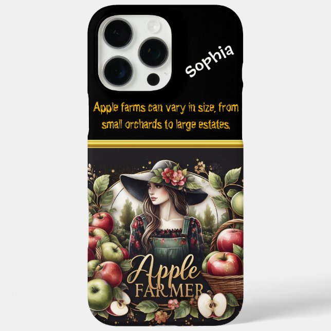 Apple Farmer Amidst Harvest Bounty Case-Mate iPhone Case (Back)