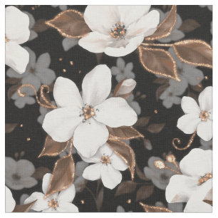 Apple flowers fabric