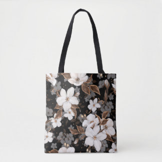 Apple flowers tote bag