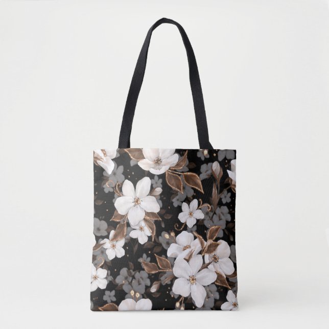 Apple flowers tote bag (Front)