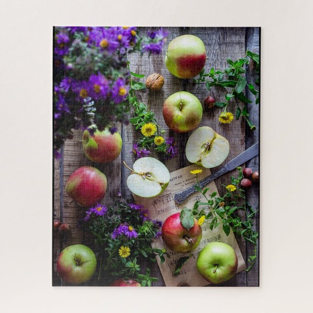 Apple font du jardinage puzzle de photo (Vertical)