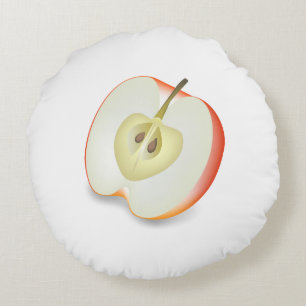 APPLE FOOD ROUND PILLOW
