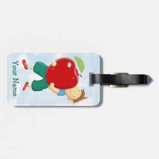 Apple for Teacher Luggage Tag