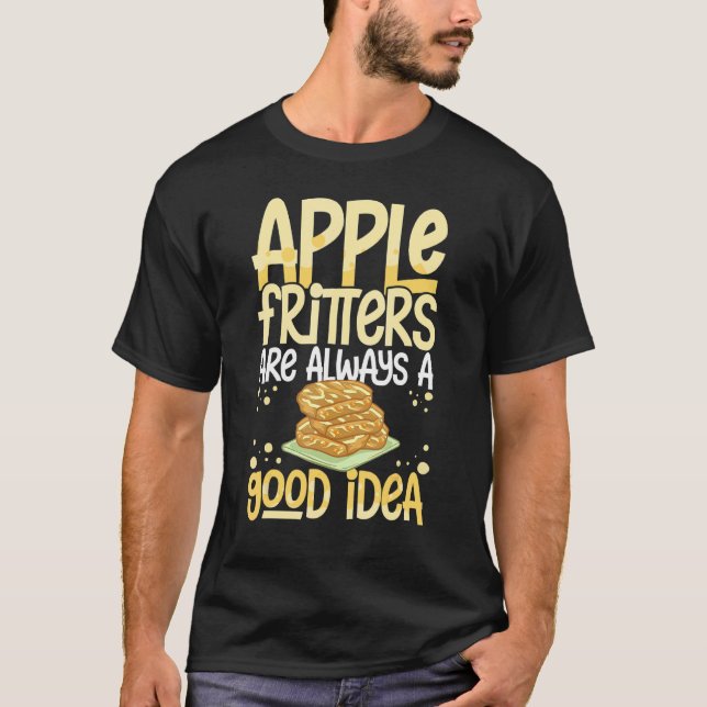 Apple Fritter Recipes Donuts Bread Gluten Free Veg T-Shirt (Front)