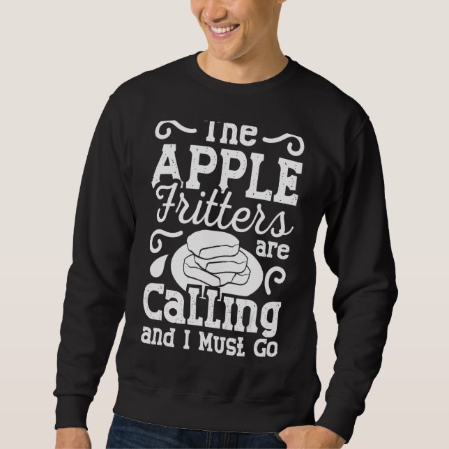 Apple Fritter Recipes Doughnuts Bread Gluten Free  Sweatshirt (Front)