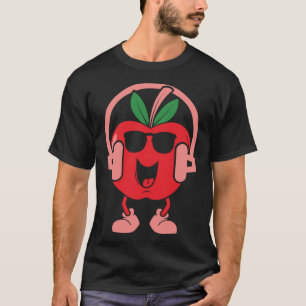 Apple  Fruit Cute Fruit Eater Basket Picker T-Shirt