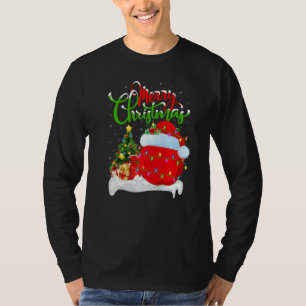 Apple Fruit  Xmas Decorations Santa Apple Christma T-Shirt