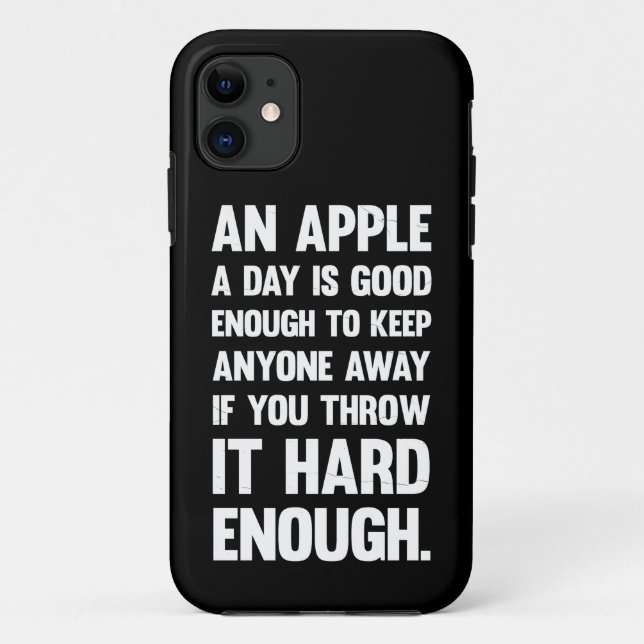 Apple Funny Quote. | sarcastic joke | sarcastic ph Case-Mate iPhone Case (Back)
