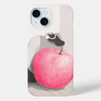 Apple & girl iPhone 15 case