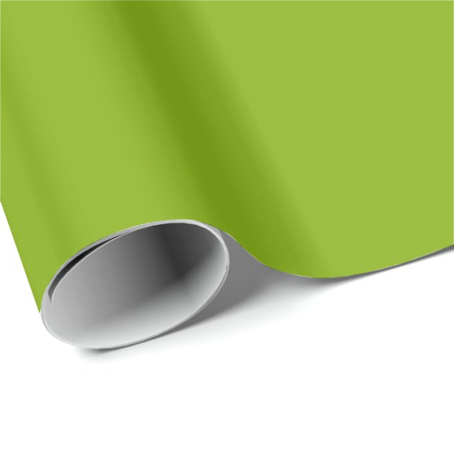 APPLE GREEN (a solid fruity colour) ~ Wrapping Paper (Roll Corner)