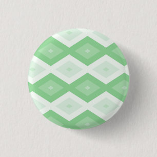 Apple green diamond pattern 1 inch round button