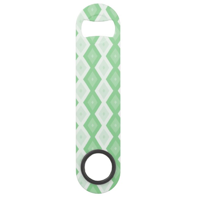 Apple green diamond pattern bar key (Front)