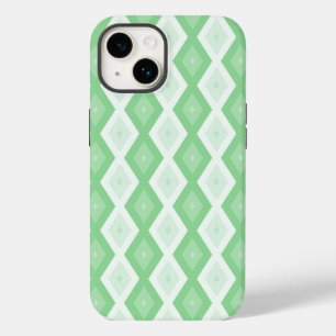 Apple green diamond pattern Case-Mate iPhone 14 case