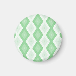Apple green diamond pattern magnet