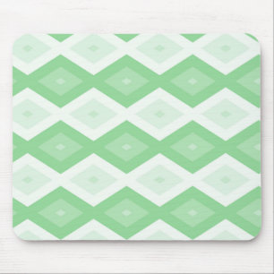 Apple green diamond pattern mouse pad