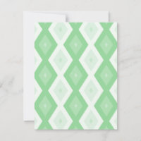 Apple green diamond pattern