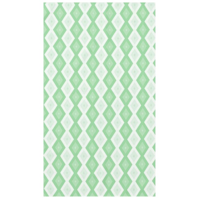 Apple green diamond pattern tablecloth (Front)