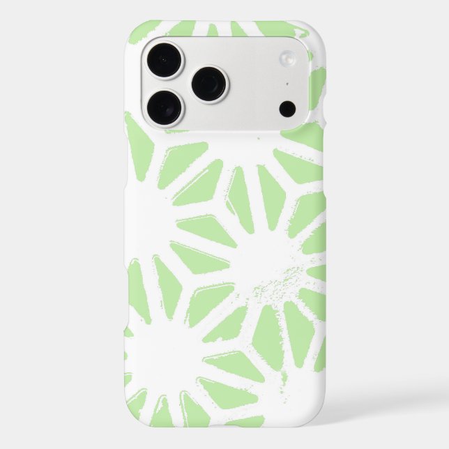 Apple green geometric pattern (Back)